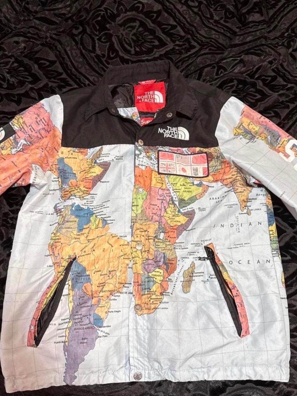 The North Face Multicolor World Map Utility Jacket